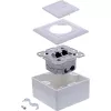 Kištukinis lizdas InLine 76842A 2 x RJ-45 baltas tinklo kabelis Cat 6a