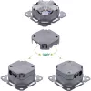 Kištukinis lizdas InLine 76842A 2 x RJ-45 baltas tinklo kabelis Cat 6a