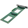 InLine 76660O vidinis U.2 adapteris PCIe vyriška 4 Gbit/s