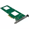 InLine 76660O vidinis U.2 adapteris PCIe vyriška 4 Gbit/s