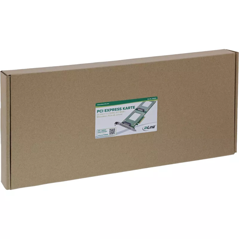 InLine 76660O vidinis U.2 adapteris PCIe vyriška 4 Gbit/s