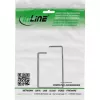 Kabelio laikiklis InLine 43x70mm metalinis juodas — universalus kabelių laikiklis, 12,3×70×55 mm