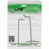 Kabelių laikiklis InLine 19110T metalinis 44,4×102,8×80 mm juodas, universalus