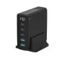 Mobilaus įrenginio įkroviklis Sitecom CH-1004 — universalus kintamosios srovės patalpų įkroviklis, 100–240 V įvestis, iki 20 V išvestis, 3 × USB-C, juodas