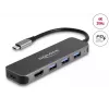 DeLOCK 64171 nešiojamojo kompiuterio dokas USB 3.2 Gen 1 Type-C 85 W Pilka