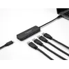 DeLOCK 64170 USB 3.2 Gen 1 Type-C šakotuvas 5000 Mbit/s juodas