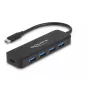 DeLOCK 64170 USB 3.2 Gen 1 Type-C šakotuvas 5000 Mbit/s juodas