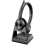HP Poly Savi 7320 Stereo DECT 1880-1900 MHz Top, Juoda, MacOS, 190 mm, 210 mm, 55 mm, 300 g