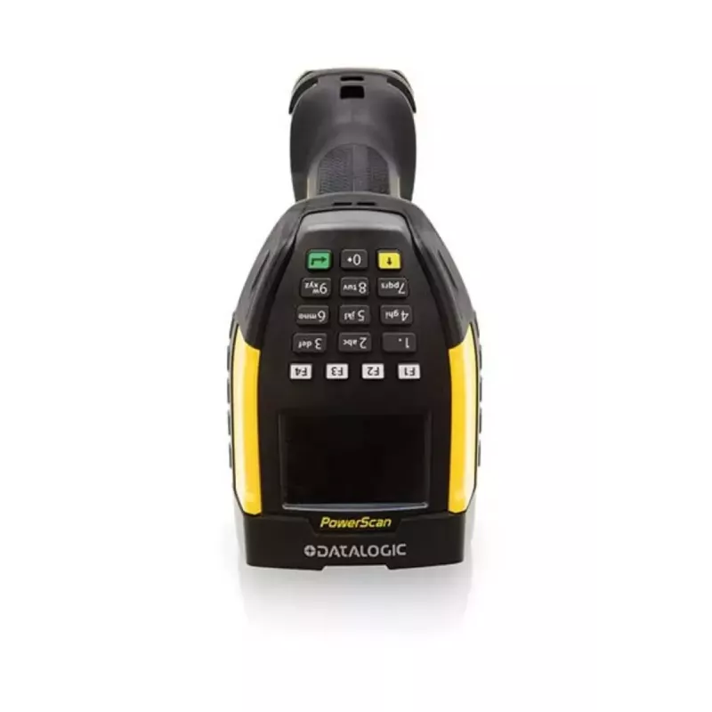 Rankinis brūkšninių kodų skaitytuvas Datalogic PM9600-DKHP433RB 1D/2D lazerinis juodas geltonas