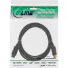 DisplayPort laidas InLine 15355, 0,5 m, DisplayPort–DisplayPort, juodas, 6 mm