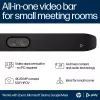 Vaizdo baras HP Poly Studio X32 All-In-One, 4K Ultra HD, 20 MP, 5 asmenims, Wi‑Fi, Ethernet, Bluetooth (be maitinimo šaltinio, TAA)
