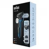 Braun Series 6 61-B1500s folijos skustuvas Trimeris Mėlynas