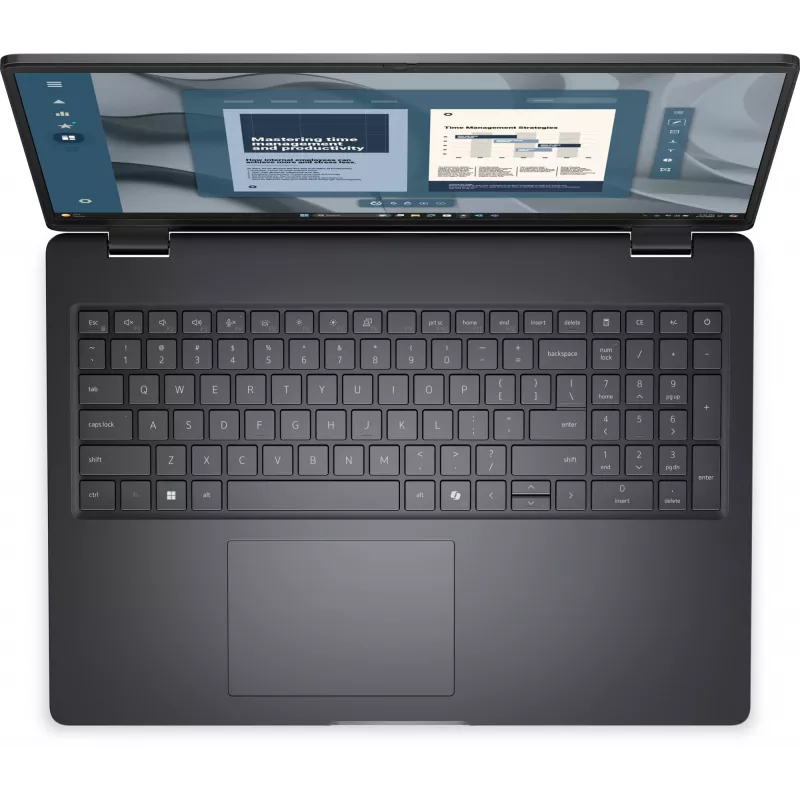 DELL Pro 16 PC16255 AMD Ryzen™ 5 215 Nešiojamasis kompiuteris 40.6 cm (16 colių) Full HD+ 16 GB DDR5-SDRAM 512 GB SSD Wi-Fi 6E (802.11ax) Windows 11 Pro Vokiška Juoda