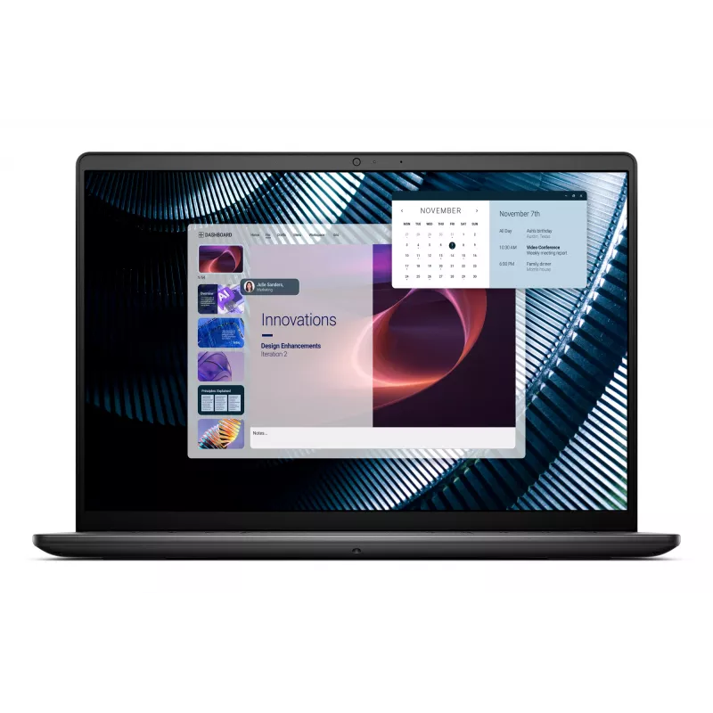 DELL Pro 14 Essential PV14250 Intel Core 7 150U nešiojamasis kompiuteris 35,6 cm (14 colių) Full HD+ 16 GB DDR5-SDRAM 1 TB SSD Wi-Fi 6 (802.11ax) Windows 11 Pro vokiška juoda