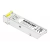Intellinet Gigabit Fiber WDM Bi-Directional SFP Optical siųstuvas-imtuvas Module 1000Base-BX-D (LC) Single-Mode Port, 120 km (75 mi.), BiDi WDM (RX1490/TX1550), MSA-compliant for Maximum Compatibility, Sidabrinė