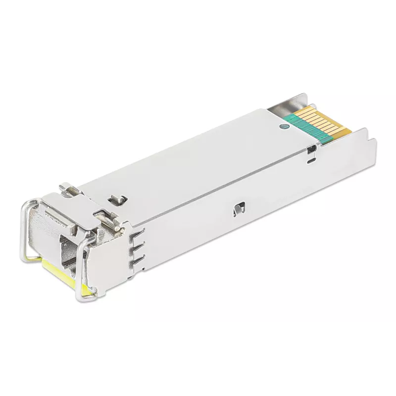 Intellinet Gigabit Fiber WDM Bi-Directional SFP Optical siųstuvas-imtuvas Module 1000Base-BX-D (LC) Single-Mode Port, 120 km (75 mi.), BiDi WDM (RX1490/TX1550), MSA-compliant for Maximum Compatibility, Sidabrinė