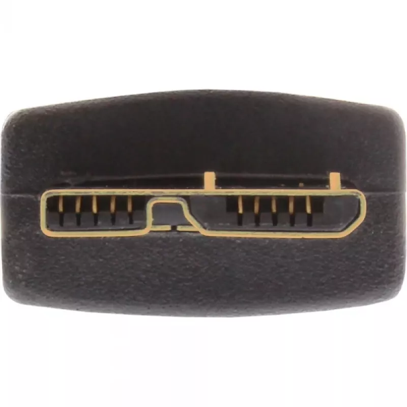 InLine USB 3.2 Gen.1 kabelis, A tipo kištukas / Micro B kištukas, juodas, 1,5 m