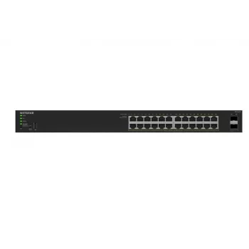 NETGEAR GS324TPv2 valdomas L2/L3 gigabitetherneto (10/100/1000) maitinimas per eternetą (PoE) 1U juodas