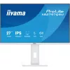 27 colių IIYAMA ProLite XB2797QSU-W1 IPS Quad HD (2560x1440) LED monitorius, 178° žiūrėjimo kampas, USB 3.2 šakotuvas, garsiakalbiai, VESA, reguliuojamas aukštis, baltas