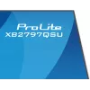 27 colių IIYAMA ProLite XB2797QSU-W1 IPS Quad HD (2560x1440) LED monitorius, 178° žiūrėjimo kampas, USB 3.2 šakotuvas, garsiakalbiai, VESA, reguliuojamas aukštis, baltas