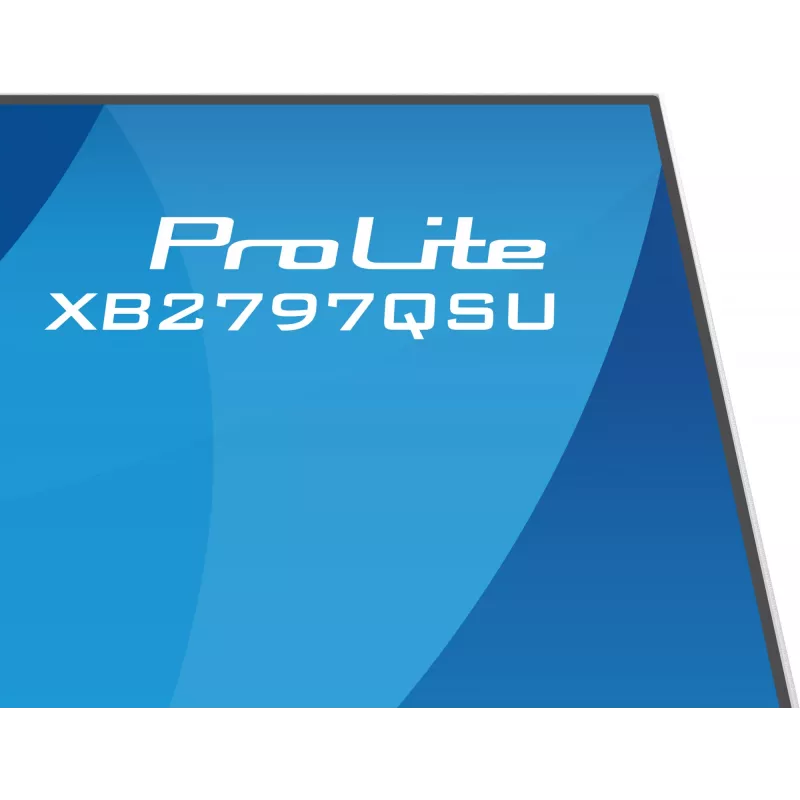 27 colių IIYAMA ProLite XB2797QSU-W1 IPS Quad HD (2560x1440) LED monitorius, 178° žiūrėjimo kampas, USB 3.2 šakotuvas, garsiakalbiai, VESA, reguliuojamas aukštis, baltas
