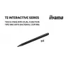 Interaktyvus plokščiasis ekranas IIYAMA TE9813A-B2AG 97,5 colio (2,48 m) 4K Ultra HD 500 cd/m² Wi‑Fi Android 24/7 Juoda