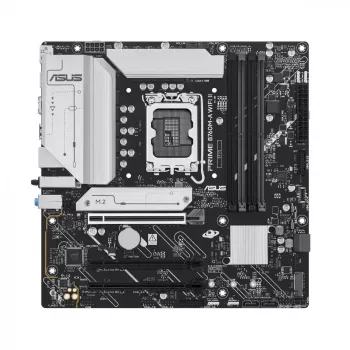 Pagrindinė plokštė ASUS PRIME B760M-A WIFI II micro ATX, Intel B760, LGA 1700, DDR5, 4 DIMM lizdai, iki 256 GB, Wi‑Fi 6E, 2,5Gb Ethernet