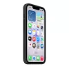 Silikoninis dėklas su MagSafe, skirtas Apple iPhone 17e — juodas, silikonas ir mikro pluoštas, 6,1 colio