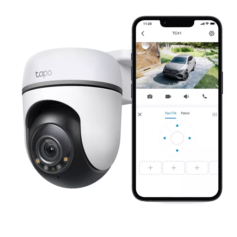 TP-Link Tapo TC41 V2 Sferinė IP apsaugos kamera Vidaus ir lauko 2304 x 1296 pikseliai Luboms/Sienai/Stulpui
