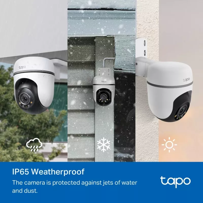 TP-Link Tapo TC41 V2 Sferinė IP apsaugos kamera Vidaus ir lauko 2304 x 1296 pikseliai Luboms/Sienai/Stulpui