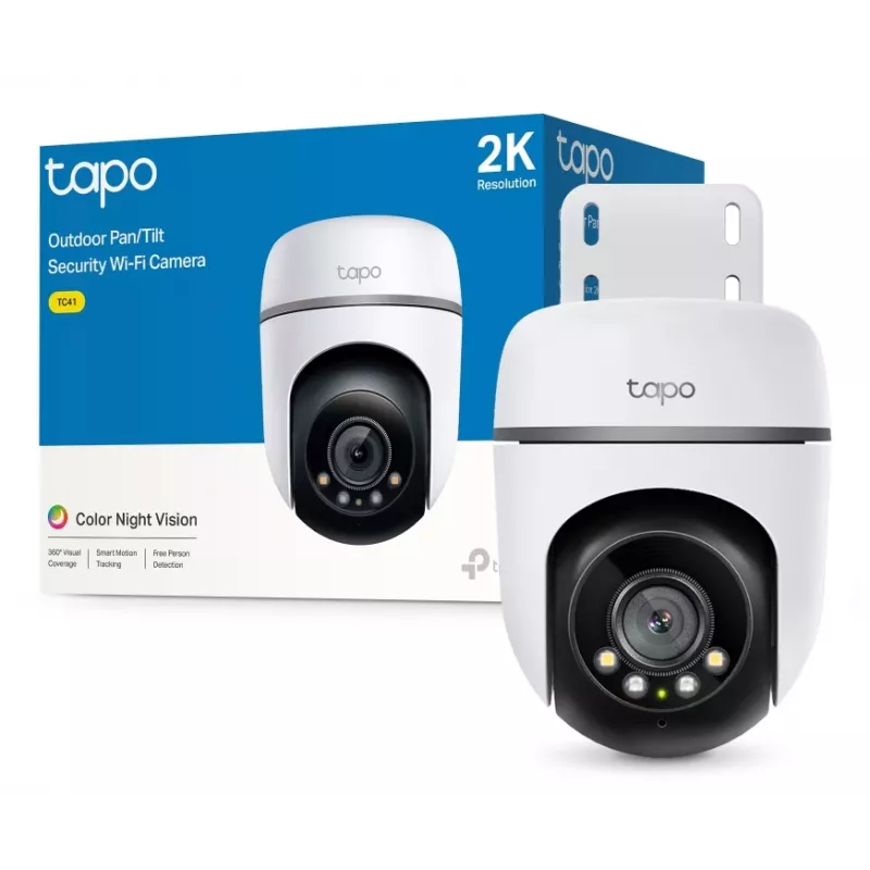 TP-Link Tapo TC41 V2 Sferinė IP apsaugos kamera Vidaus ir lauko 2304 x 1296 pikseliai Luboms/Sienai/Stulpui