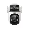 Kupolinė IP apsaugos kamera TP-Link Tapo TC47 — 2304×1296, 6 mm objektyvas, 360° horizontalus, vidaus / lauko, montavimas ant lubų, laidinis ir belaidis ryšys