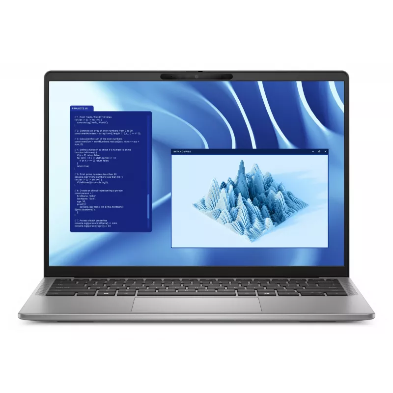 DELL Latitude 7455 Copilot+ PC Snapdragon X1P-64-100 Nešiojamasis kompiuteris 35.6 cm (14 colių) Jutiklinis ekranas Quad HD+ 16 GB LPDDR5x-SDRAM 512 GB SSD Wi-Fi 7 (802.11be) Windows 11 Pro Vokiečių Pilka
