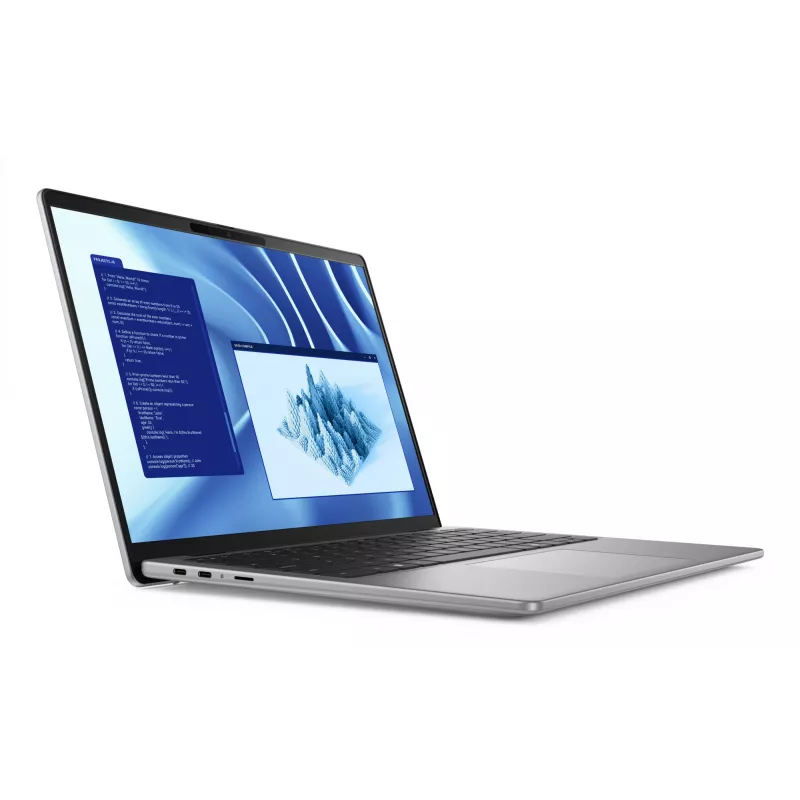 DELL Latitude 7455 Copilot+ PC Snapdragon X1P-64-100 Nešiojamasis kompiuteris 35.6 cm (14 colių) Jutiklinis ekranas Quad HD+ 16 GB LPDDR5x-SDRAM 512 GB SSD Wi-Fi 7 (802.11be) Windows 11 Pro Vokiečių Pilka