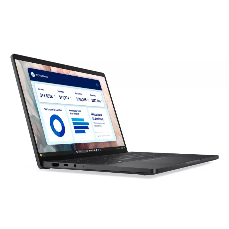 DELL Pro 13 Premium PA13250 Copilot+ PC nešiojamasis kompiuteris Intel Core Ultra 7 268V 33,8 cm (13,3 col.) jutiklinis Quad HD+ 32 GB LPDDR5x-SDRAM 512 GB SSD Wi-Fi 7 (802.11be) Windows 11 Pro Vokiškai Pilka