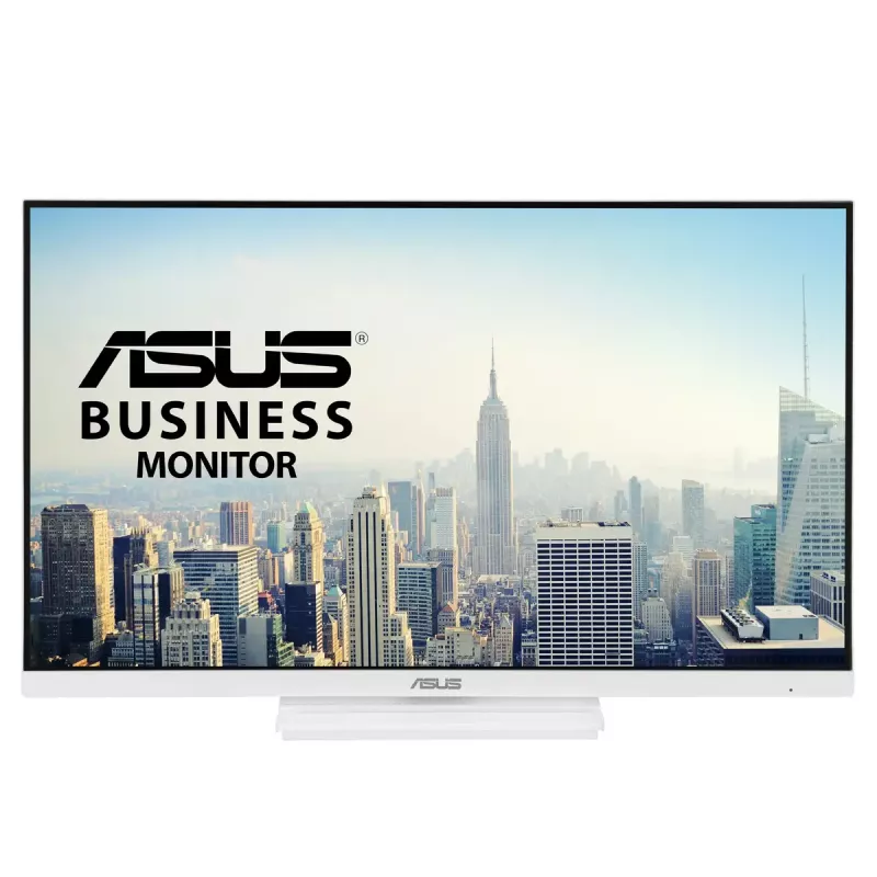 27 colių ASUS VA279QGS-W LCD monitorius, 1920x1080 Full HD, IPS, 1 ms, 350 cd/m², USB 3.2 šakotuvas, garsiakalbiai, VESA, aukščio reguliavimas, baltas