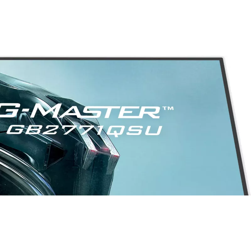 27 colių iiyama G-MASTER GB2771QSU-W1 monitorius, 2560×1440 WQHD, Fast IPS, 2 ms, USB 3.2 šakotuvas, garsiakalbiai, VESA, reguliuojamas aukštis (baltas)