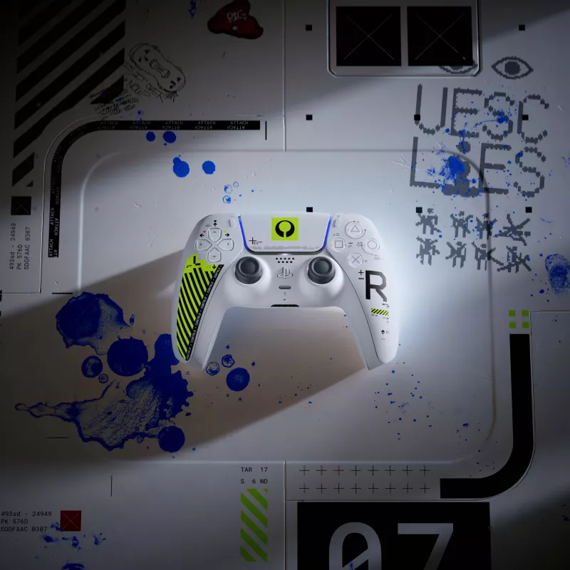 Sony DualSense belaidis valdiklis – Marathon Limited Edition baltas, žalias Bluetooth/USB žaidimų pultelis analoginis / skaitmeninis Android, MAC, PC, PlayStation 5, iOS