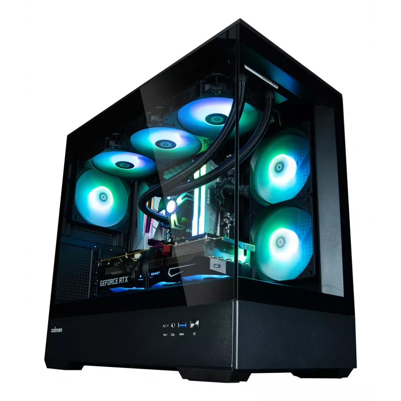 Zalman P30 Mini Tower Juoda