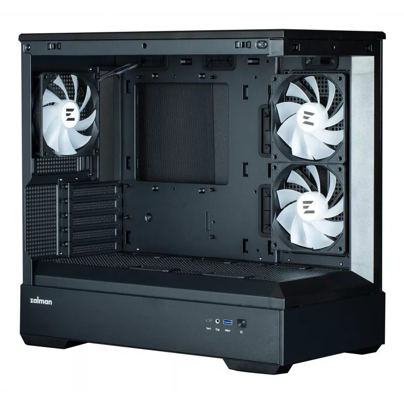 Zalman P30 Mini Tower Juoda