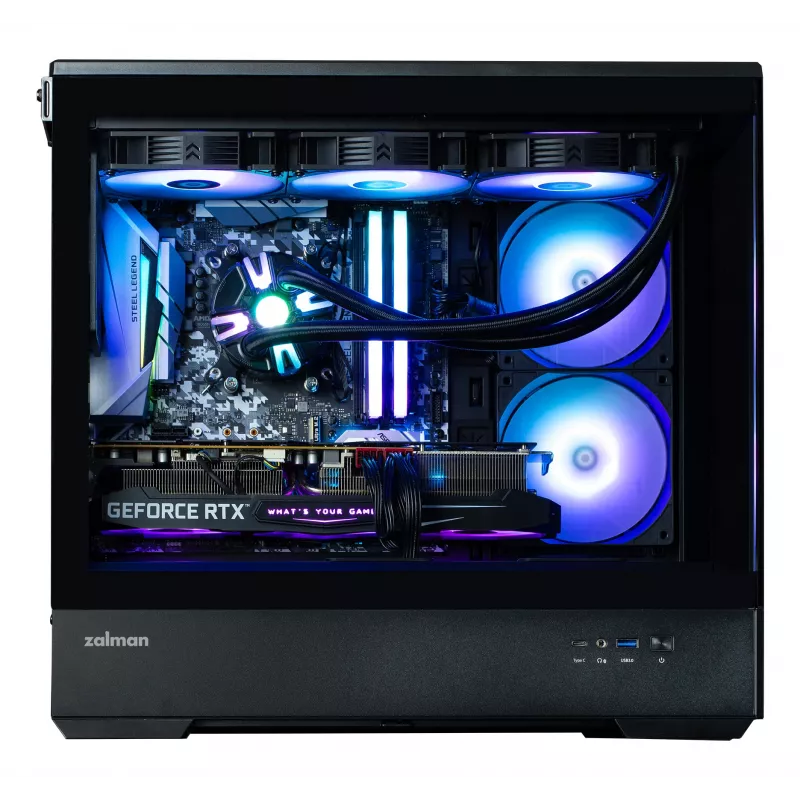 Zalman P30 Mini Tower Juoda