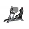 Res-Tech SMART COCKPIT + GT SEAT (BUNDLE), lenktynių simuliatoriaus kabina, Juoda, Pilka, Akrilnitrilo butadieno stirenas (ABS), Aliuminis, 52 kg, Italija