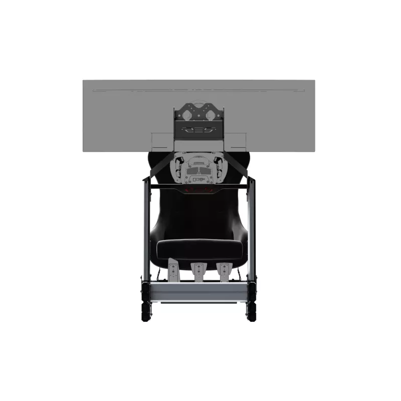 Res-Tech SMART COCKPIT + GT SEAT (BUNDLE), lenktynių simuliatoriaus kabina, Juoda, Pilka, Akrilnitrilo butadieno stirenas (ABS), Aliuminis, 52 kg, Italija
