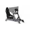 Res-Tech SMART COCKPIT + GT SEAT (BUNDLE), lenktynių simuliatoriaus kabina, Juoda, Pilka, Akrilnitrilo butadieno stirenas (ABS), Aliuminis, 52 kg, Italija