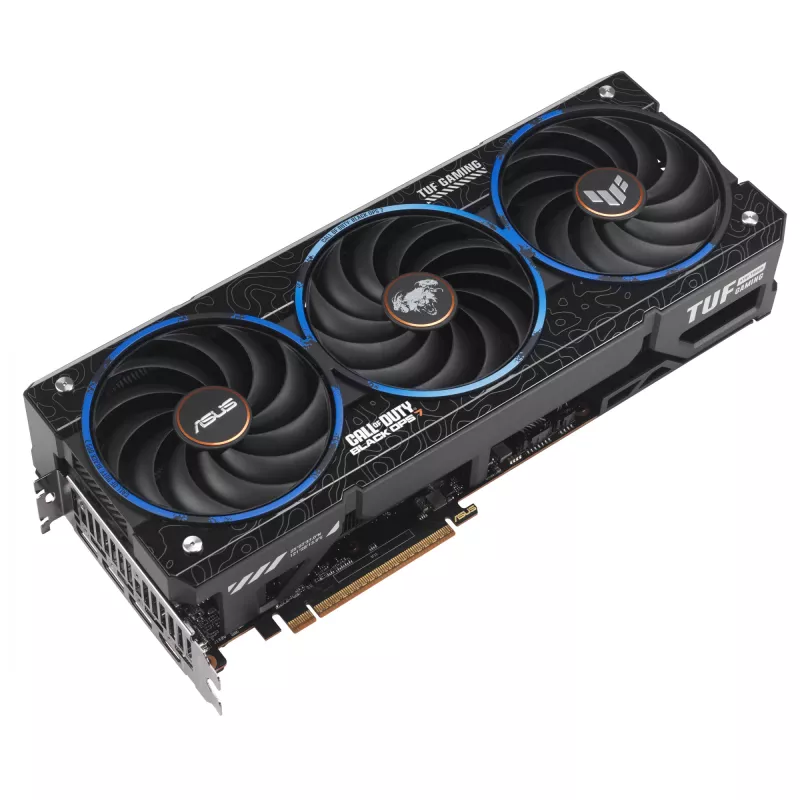 Grafikos plokštė ASUS TUF Gaming TUF-RX9070XT-O16G-COD-BO7 AMD Radeon RX 9070 XT 16 GB GDDR6, 256 bitų, PCIe 5.0, 3 ventiliatoriai