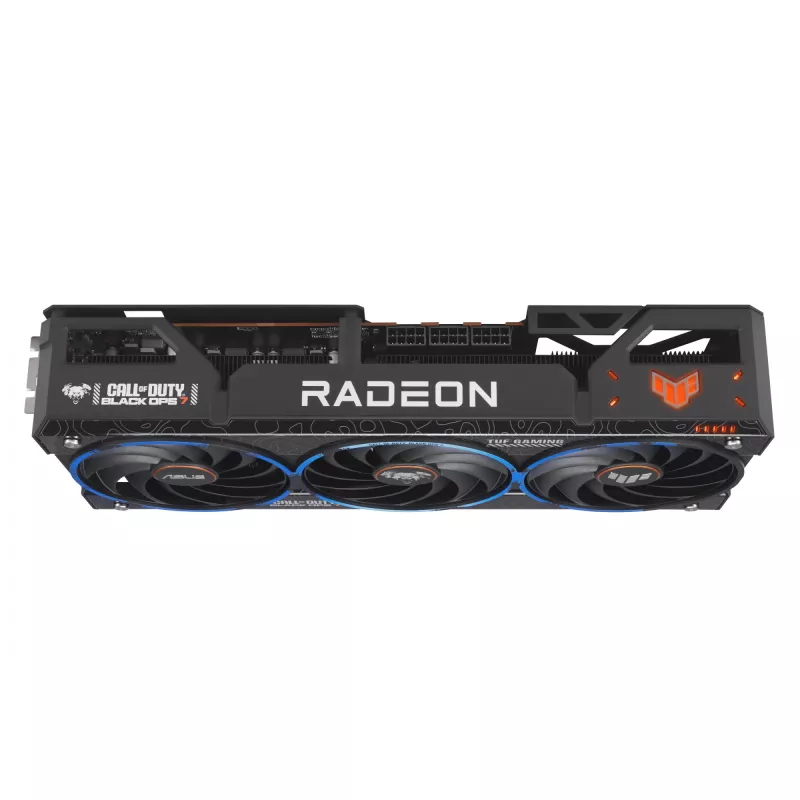 Grafikos plokštė ASUS TUF Gaming TUF-RX9070XT-O16G-COD-BO7 AMD Radeon RX 9070 XT 16 GB GDDR6, 256 bitų, PCIe 5.0, 3 ventiliatoriai