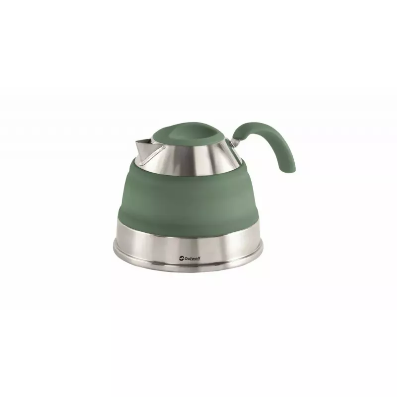 Virdulys Outwell Collaps Kettle 1.5 L – sulankstomas kempingo virdulys, Shadow Green