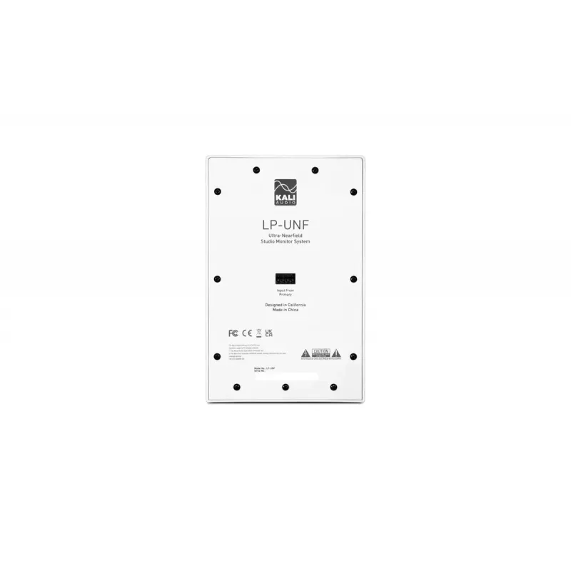 Artimųjų laukų monitorių stovai Kali Audio LP-UNF WH studijiniams / staliniams monitoriams, balti, su Bluetooth