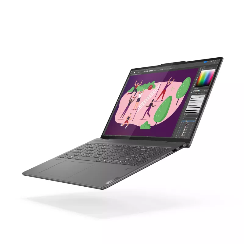 Lenovo Yoga 7 2-in-1 16IML9 Intel Core Ultra 7 155U Hybrid (2-in-1) 40,6 cm (16 colių) Jutiklinis ekranas WUXGA 16 GB LPDDR5x-SDRAM 1 TB SSD Wi-Fi 6E (802.11ax) Windows 11 Home JAV anglų kalba Pilka