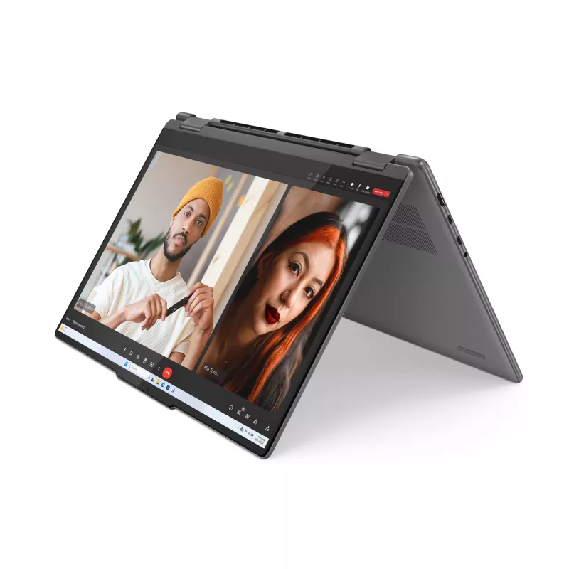 Lenovo Yoga 7 2-in-1 16IML9 Intel Core Ultra 7 155U Hybrid (2-in-1) 40,6 cm (16 colių) Jutiklinis ekranas WUXGA 16 GB LPDDR5x-SDRAM 1 TB SSD Wi-Fi 6E (802.11ax) Windows 11 Home JAV anglų kalba Pilka